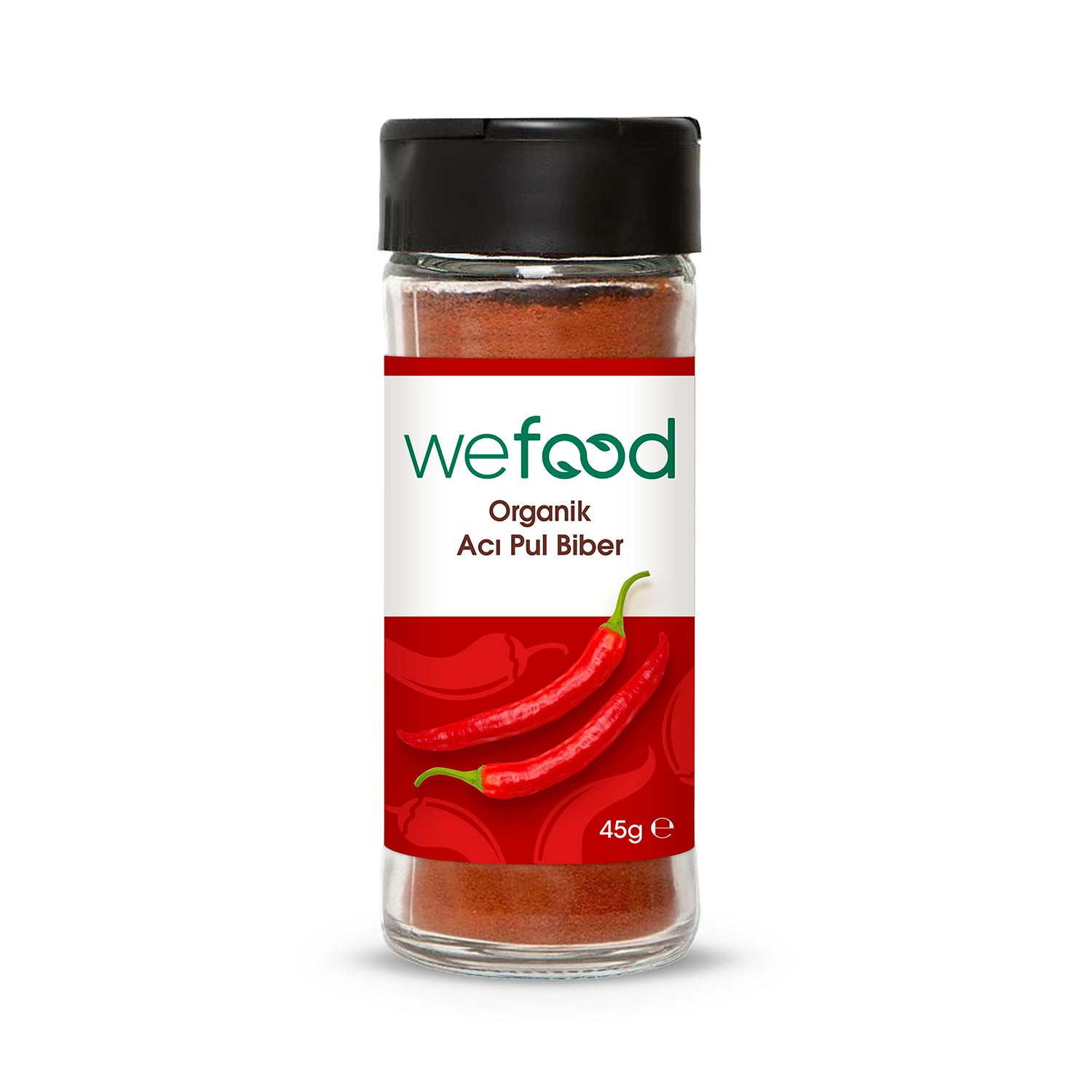 Wefood Organik Acı Pul Biber 45 gr