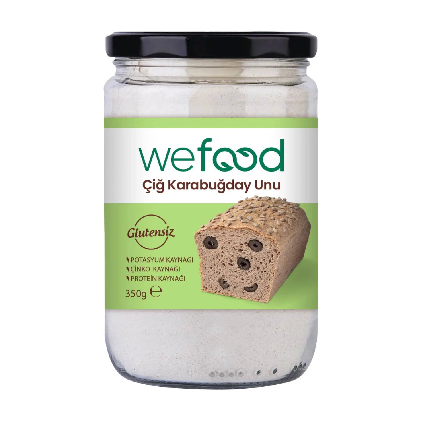 Wefood Glutensiz Çiğ Karabuğday Unu 350 gr 4'lü