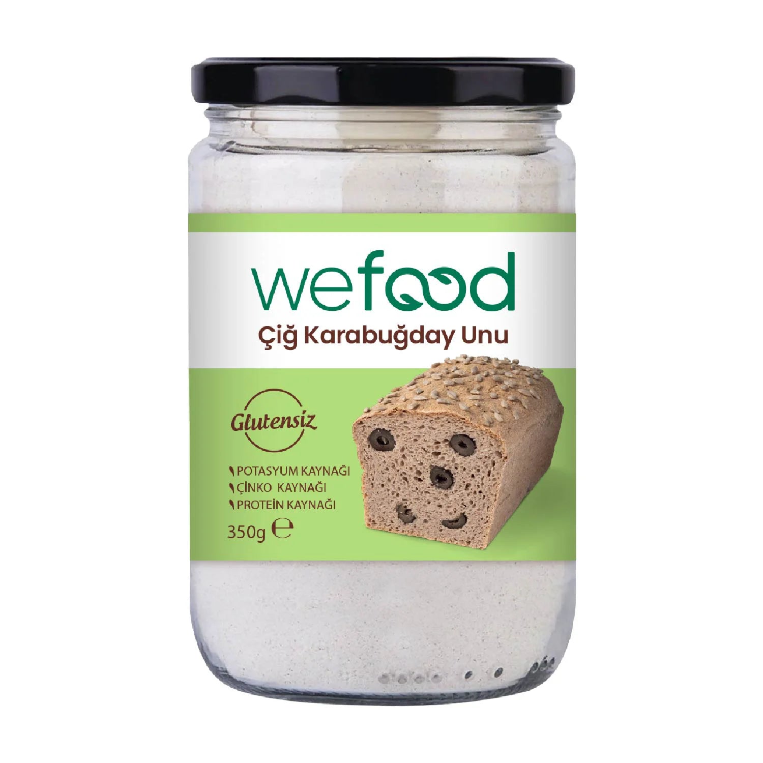Wefood Glutensiz Çiğ Karabuğday Unu 350 gr 4'lü