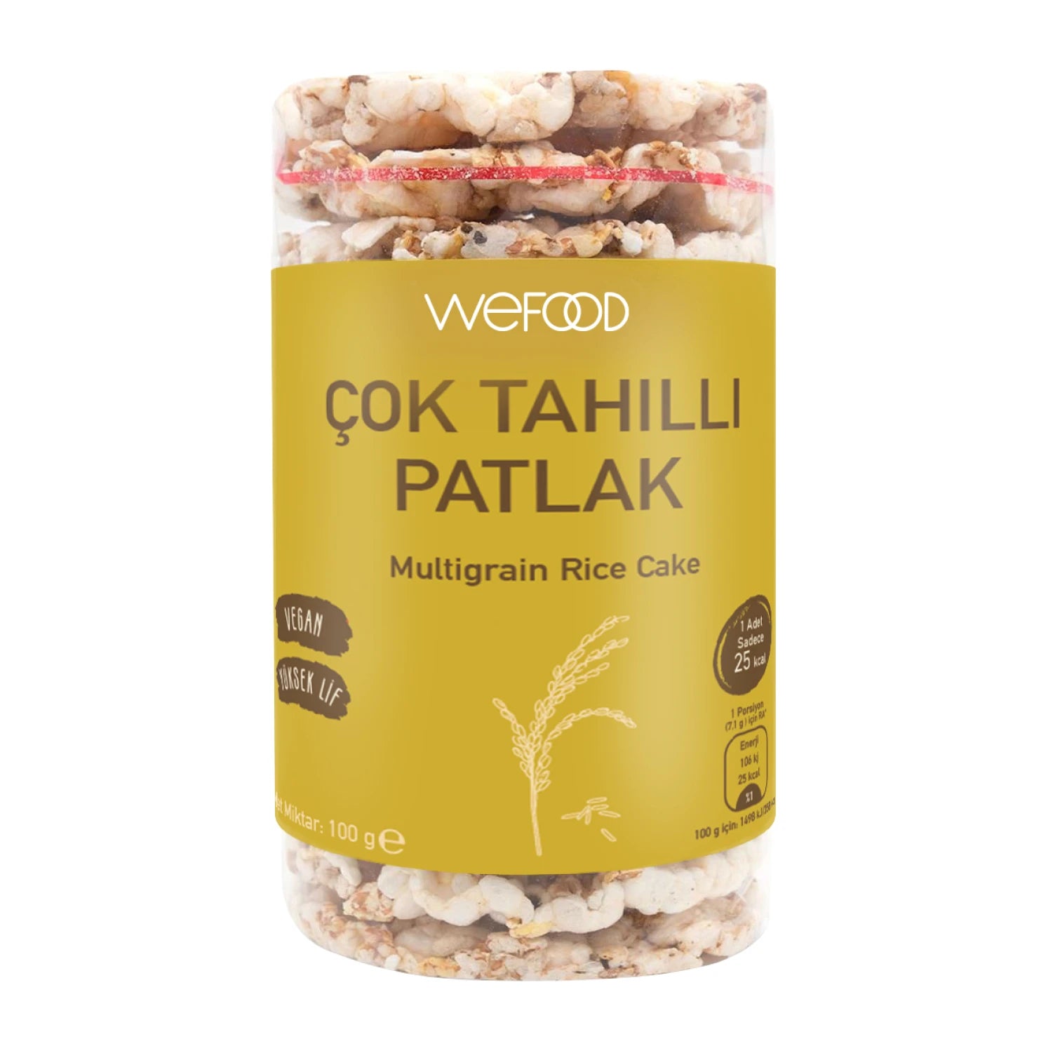 Wefood Çok Tahıllı Patlak 100 gr 3'lü