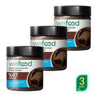 Wefood Çikolatalı Hurmalı Fındık Ezmesi (Şekersiz, Katkısız) 200 gr 3'lü