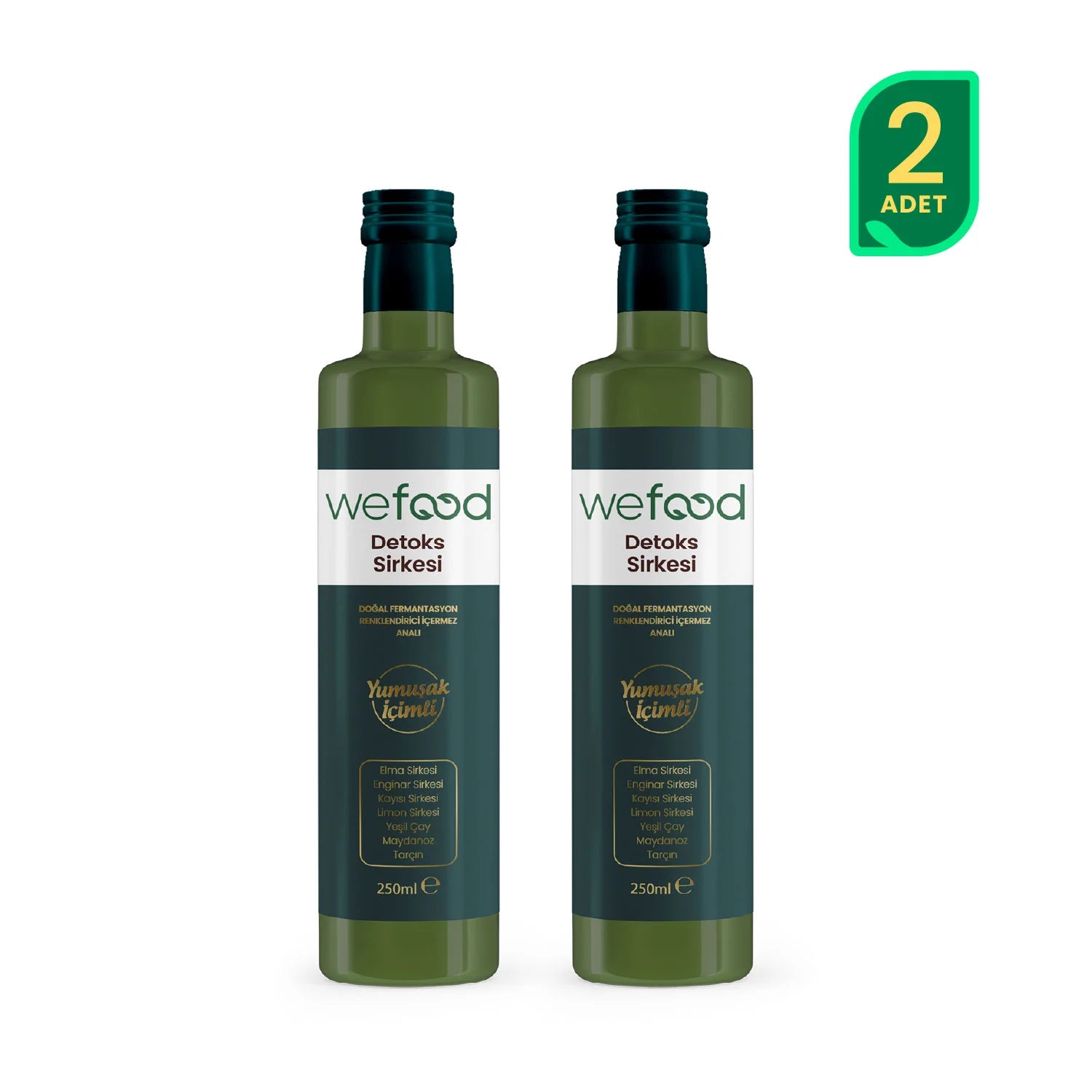 Wefood Detoks Sirkesi 250 ml 2'li