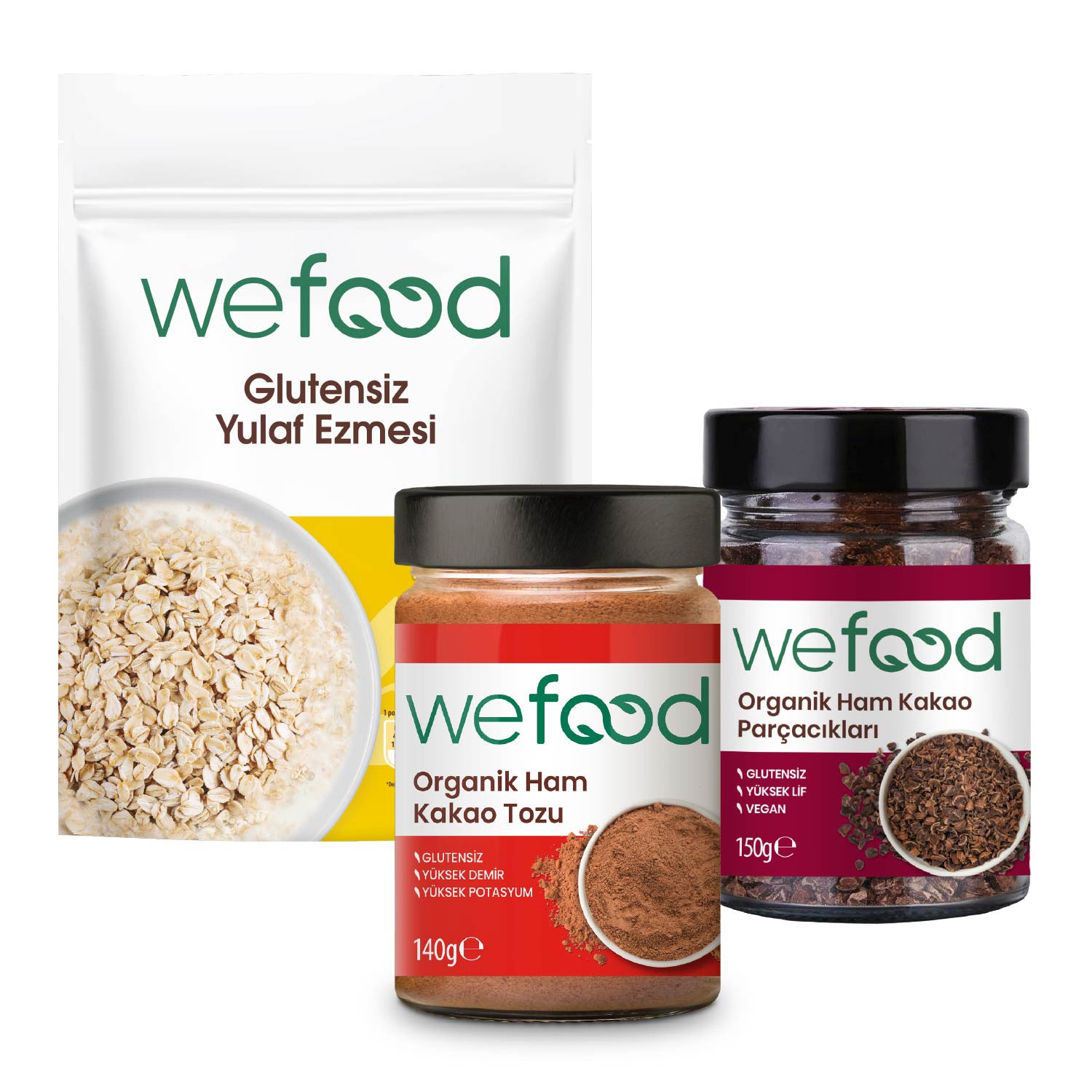 Wefood Glutensiz Kahvaltı Seti 3'lü