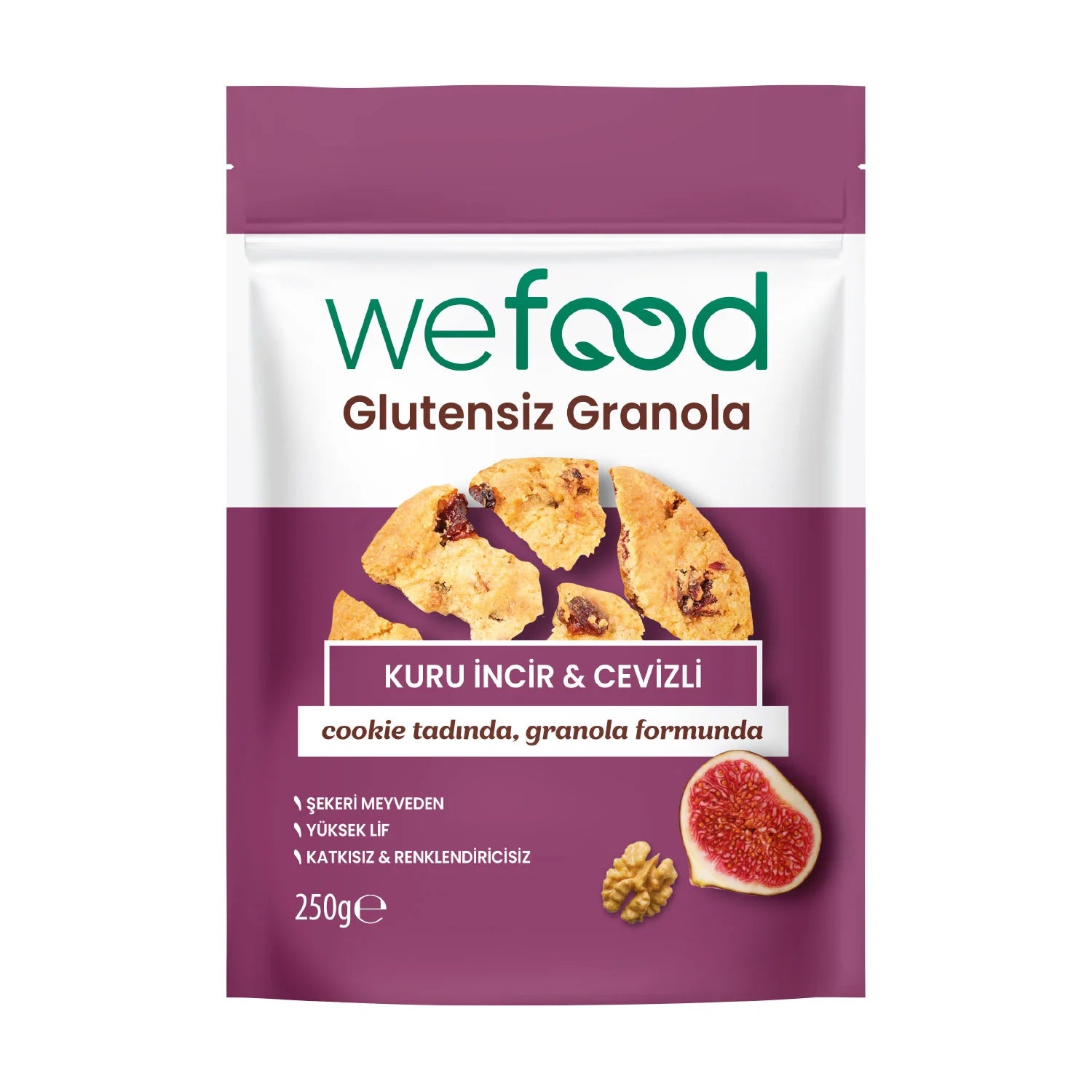 Glutensiz Granola Kuru İncir & Cevizli 250 gr