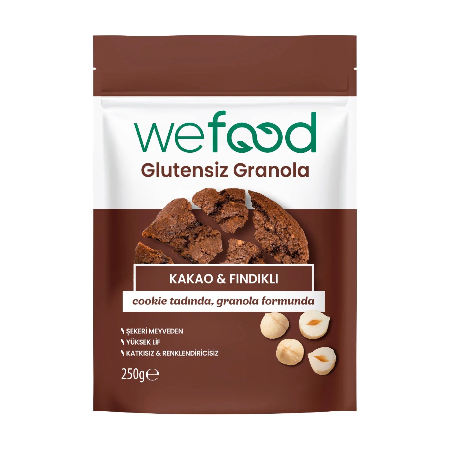 Glutensiz Granola Kakao & Fındıklı 250 gr