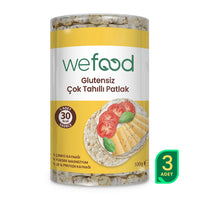 Wefood Çok Tahıllı Patlak 100 gr 3'lü