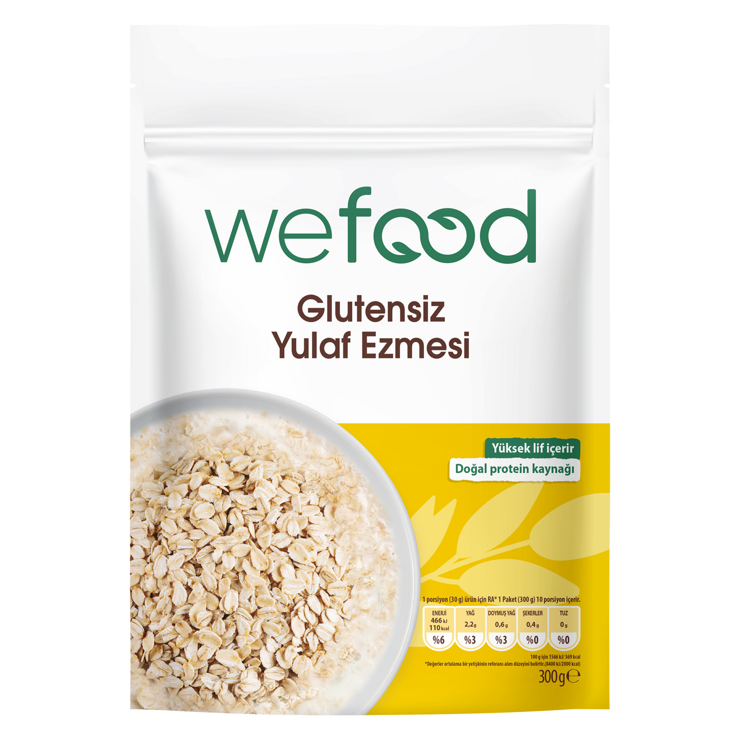 Wefood Glutensiz Yulaf Ezmesi 300 gr