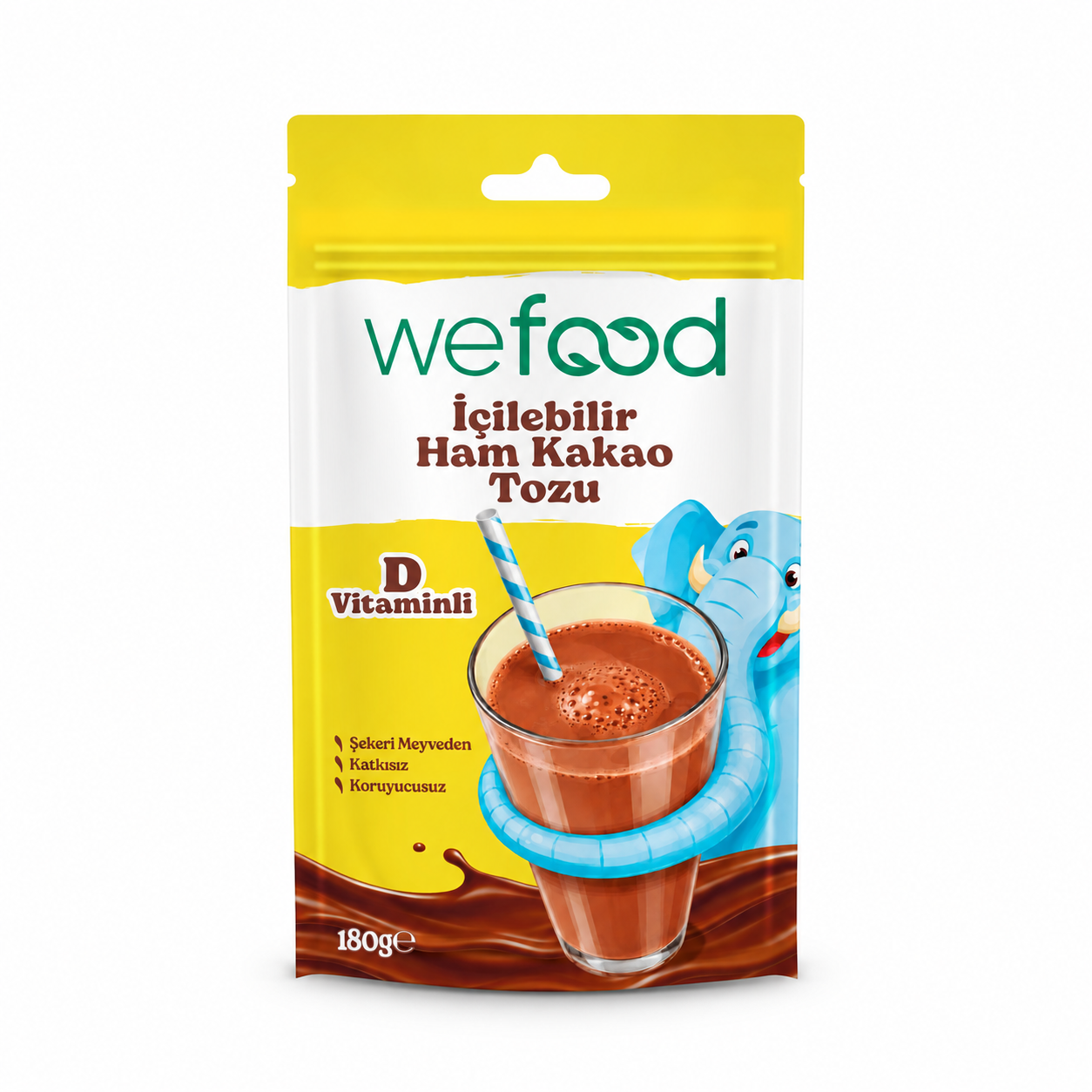 Wefood İçilebilir Ham Kakao Tozu 180 g