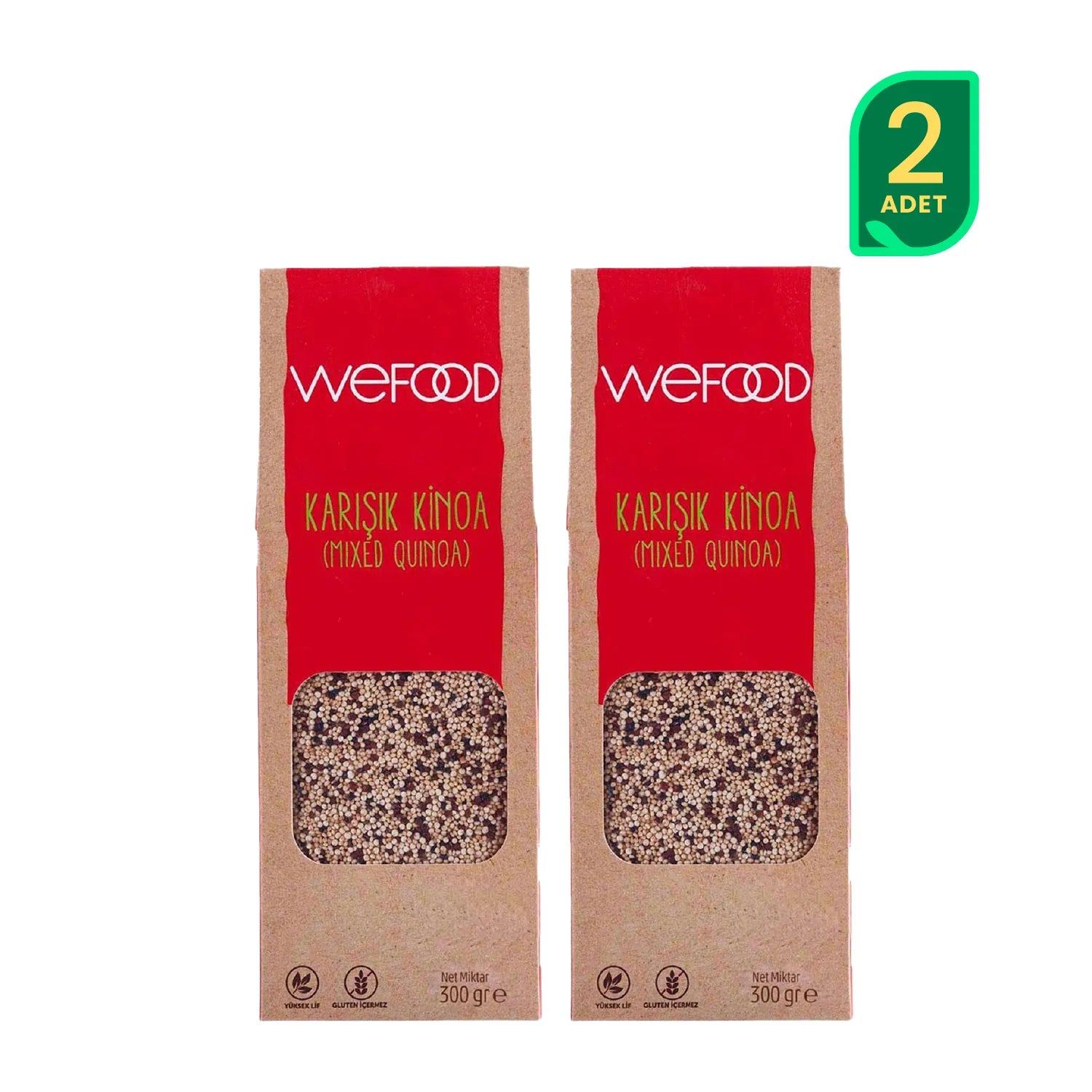 Wefood Karışık Kinoa 300 gr 2'li