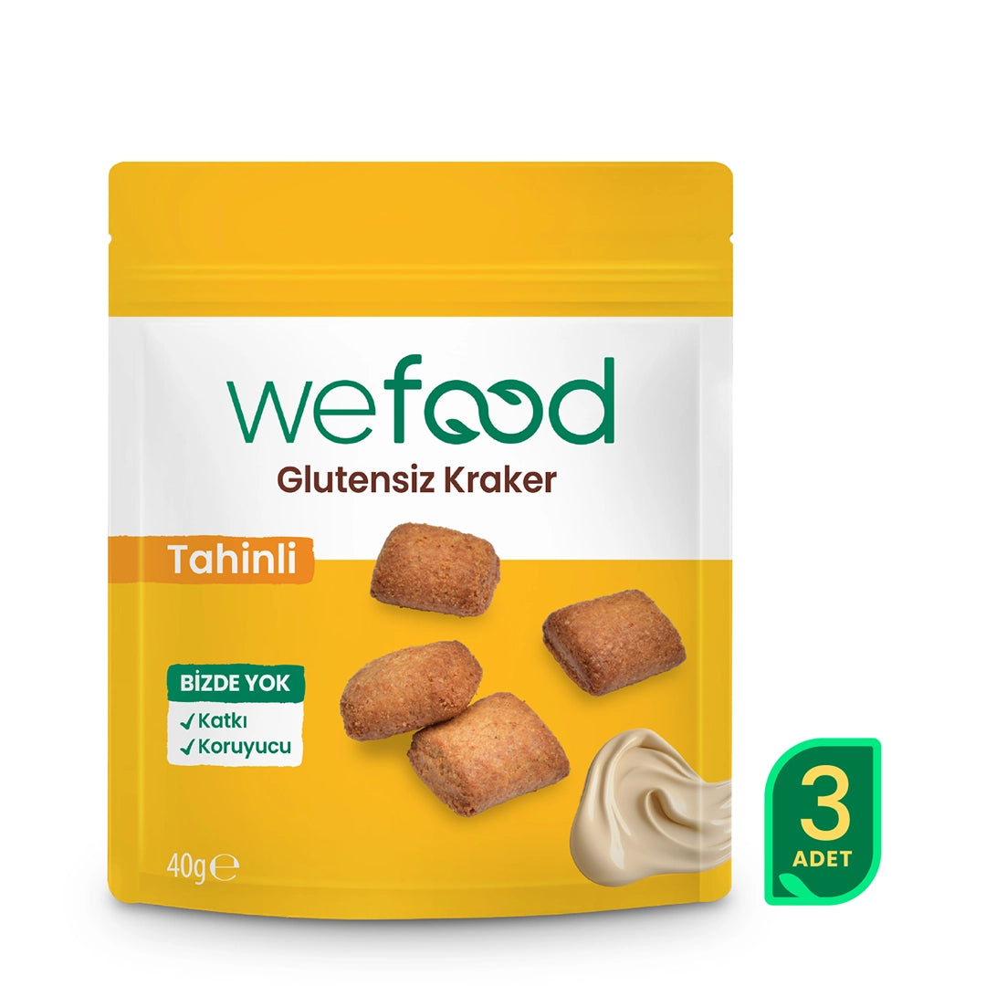 Wefood Tahinli Kraker 40 gr 3'lü