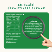 Wefood Mevsim Yeşillikli Patlak Cipsi 60 g 15'li
