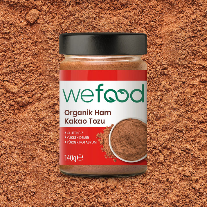 Wefood Organik Ham Kakao Tozu 140 gr 2'li