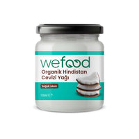 Wefood Organik Hindistan Cevizi Yağı 150 ml (Soğuk Sıkım)