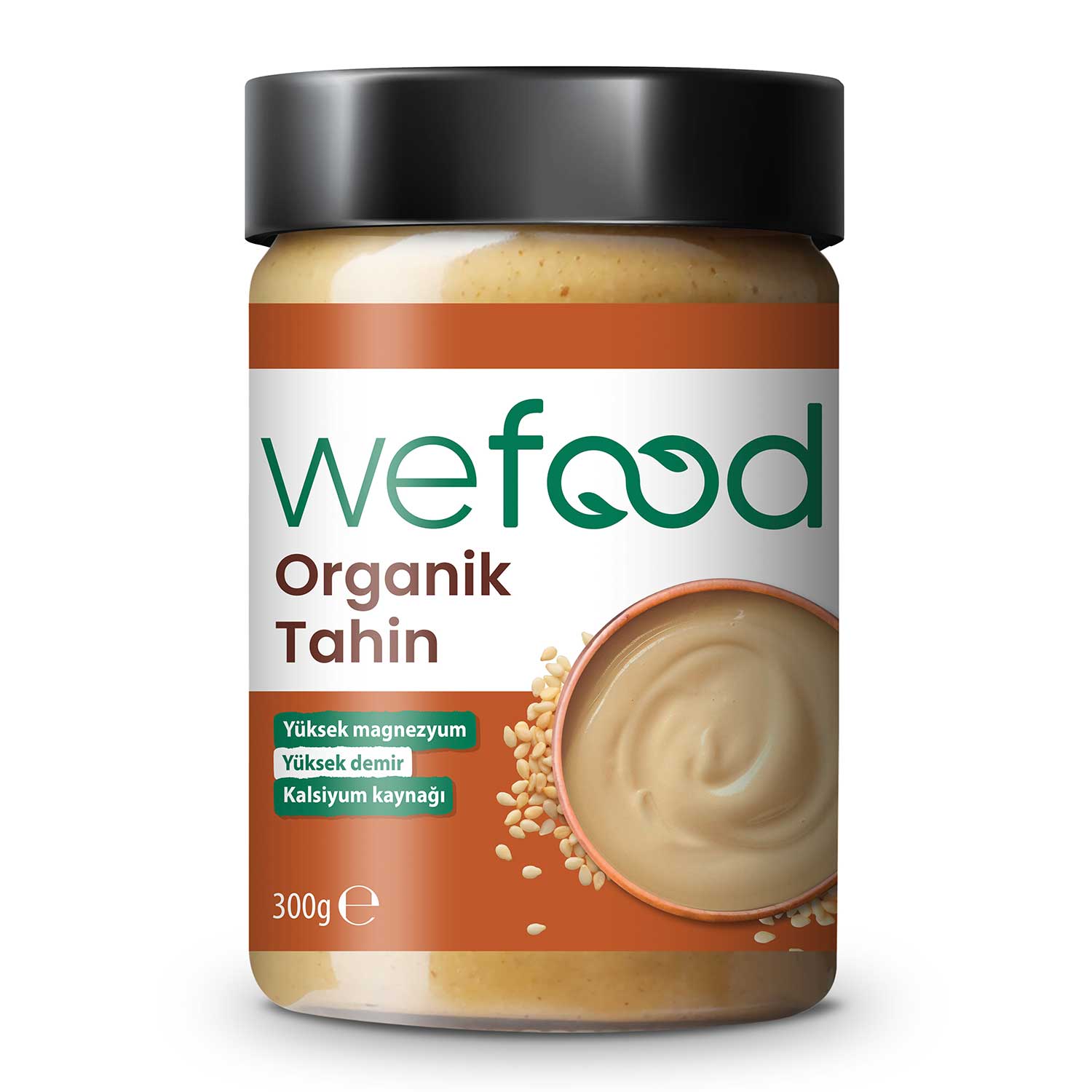 Wefood Organik Tahin 300 gr 3'lü (Yerli Susam)