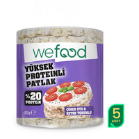 Wefood Çörek Otlu Protein Patlak 80 g 5'li