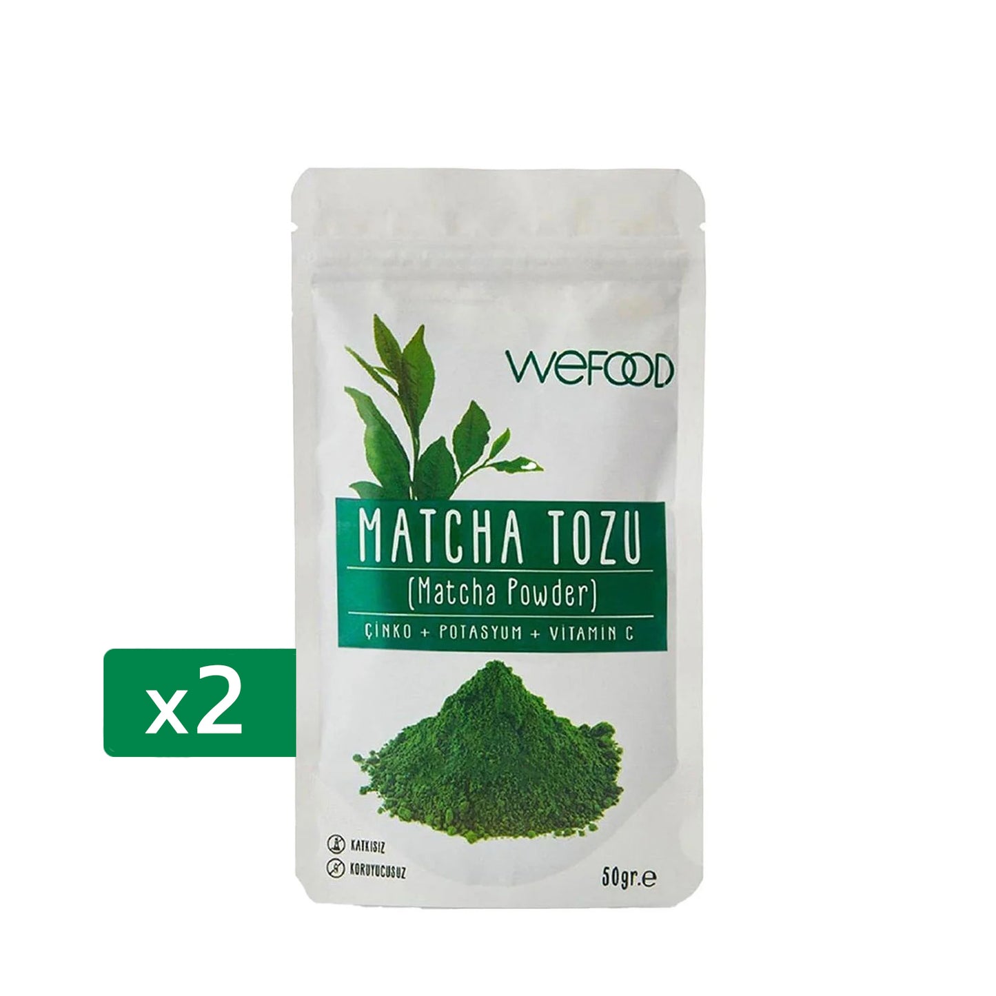 Wefood Matcha Tozu 50 gr 2'li