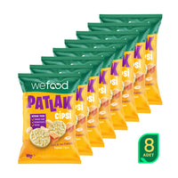 Wefood Ballı & Yer Fıstıklı Patlak Cipsi 60 g 8'li