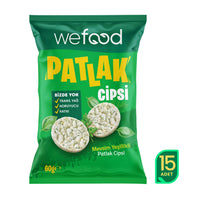 Wefood Mevsim Yeşillikli Patlak Cipsi 60 g 15'li