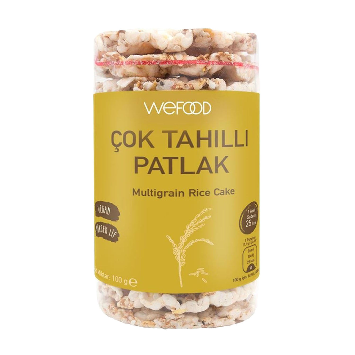 Wefood Çok Tahıllı Patlak 100 gr 5'li