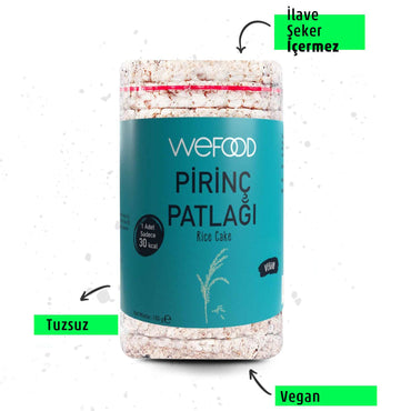 Wefood Pirinç Patlağı 100 gr