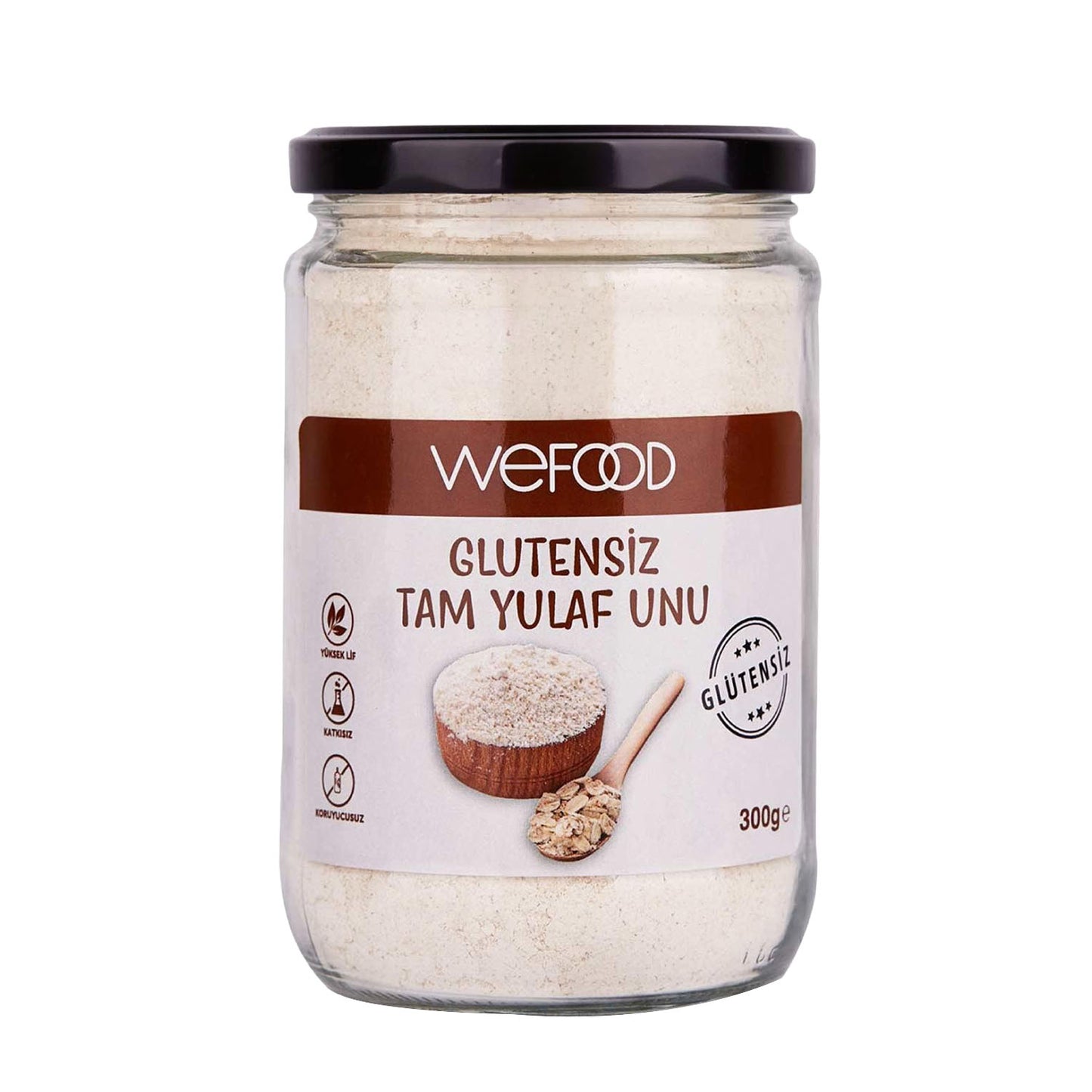 Wefood Glutensiz Tam Yulaf Unu 300 gr