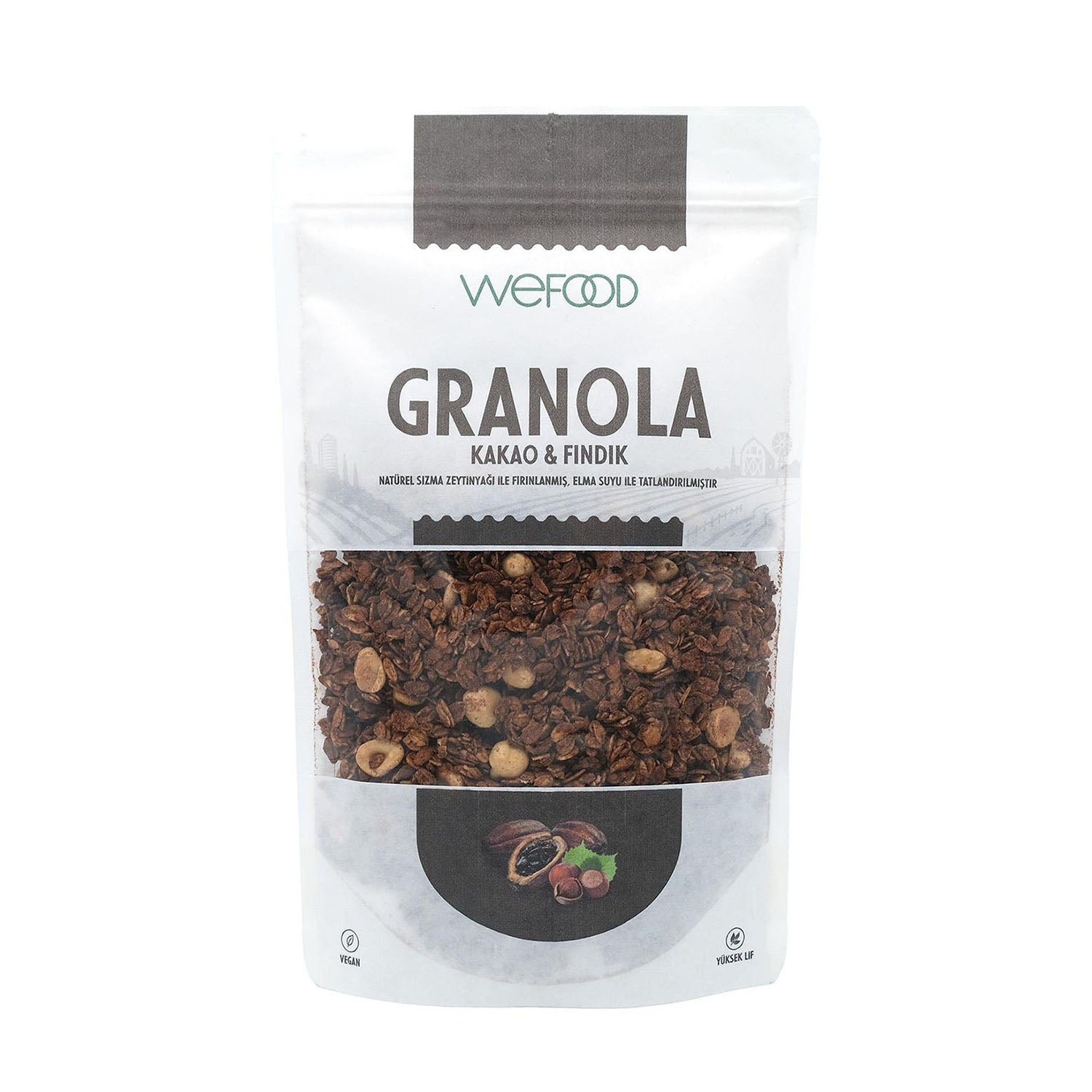 Wefood Kakao & Fındık Granola 250 gr