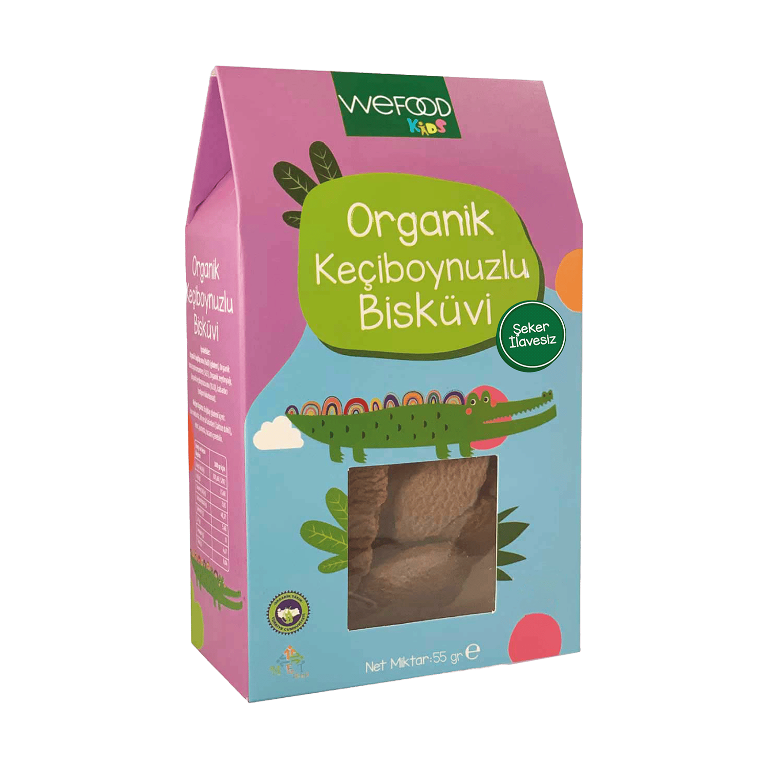 Wefood Kids Organik Keçiboynuzlu Bisküvi 55 gr