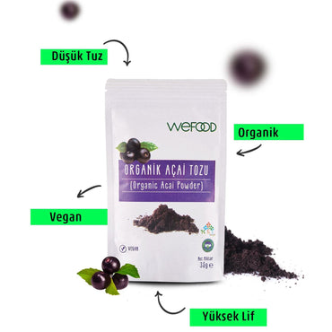 Wefood Organik Acai Tozu 35 gr