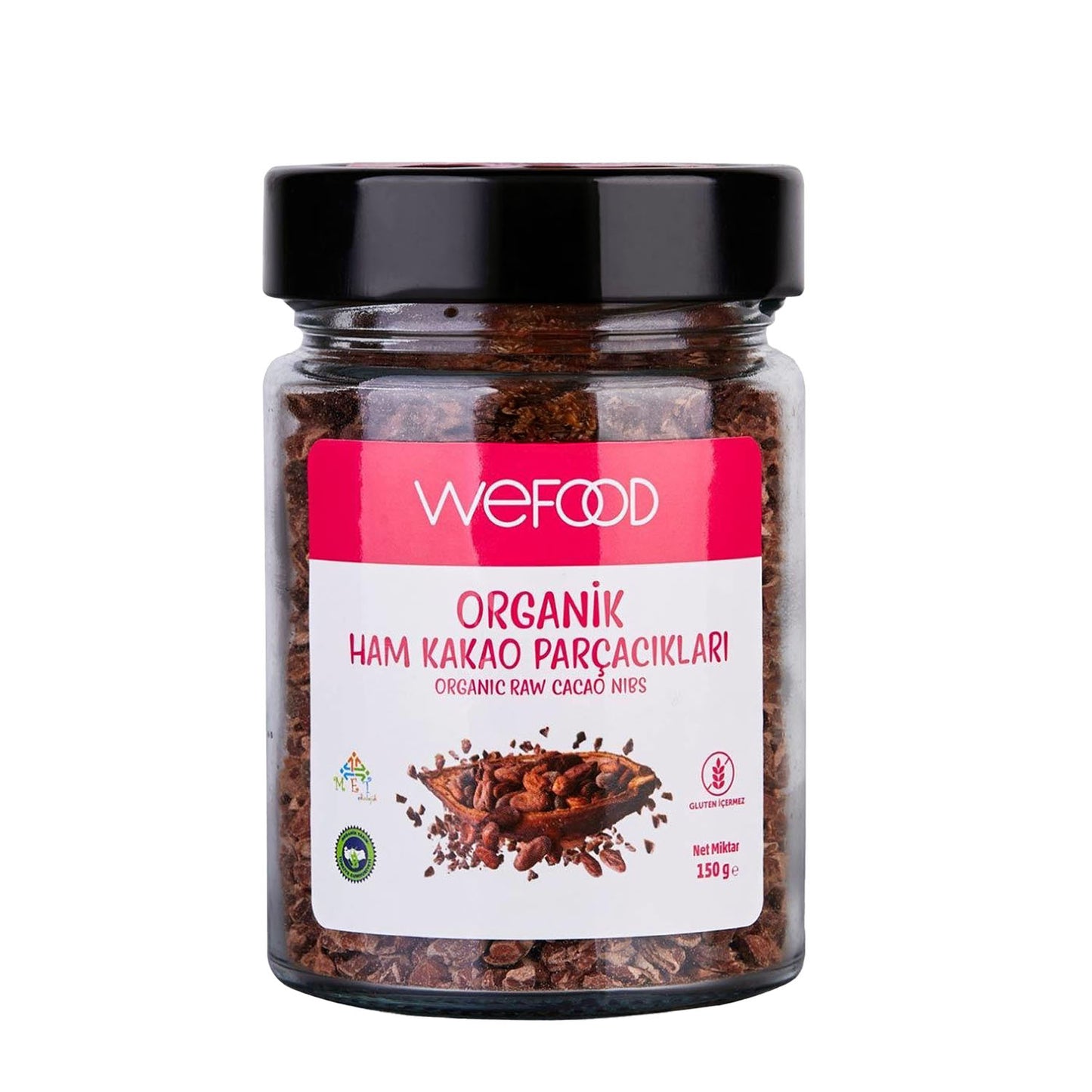 Wefood Organik Ham Kakao Parçacıkları 150 gr (Kakao Nibs)