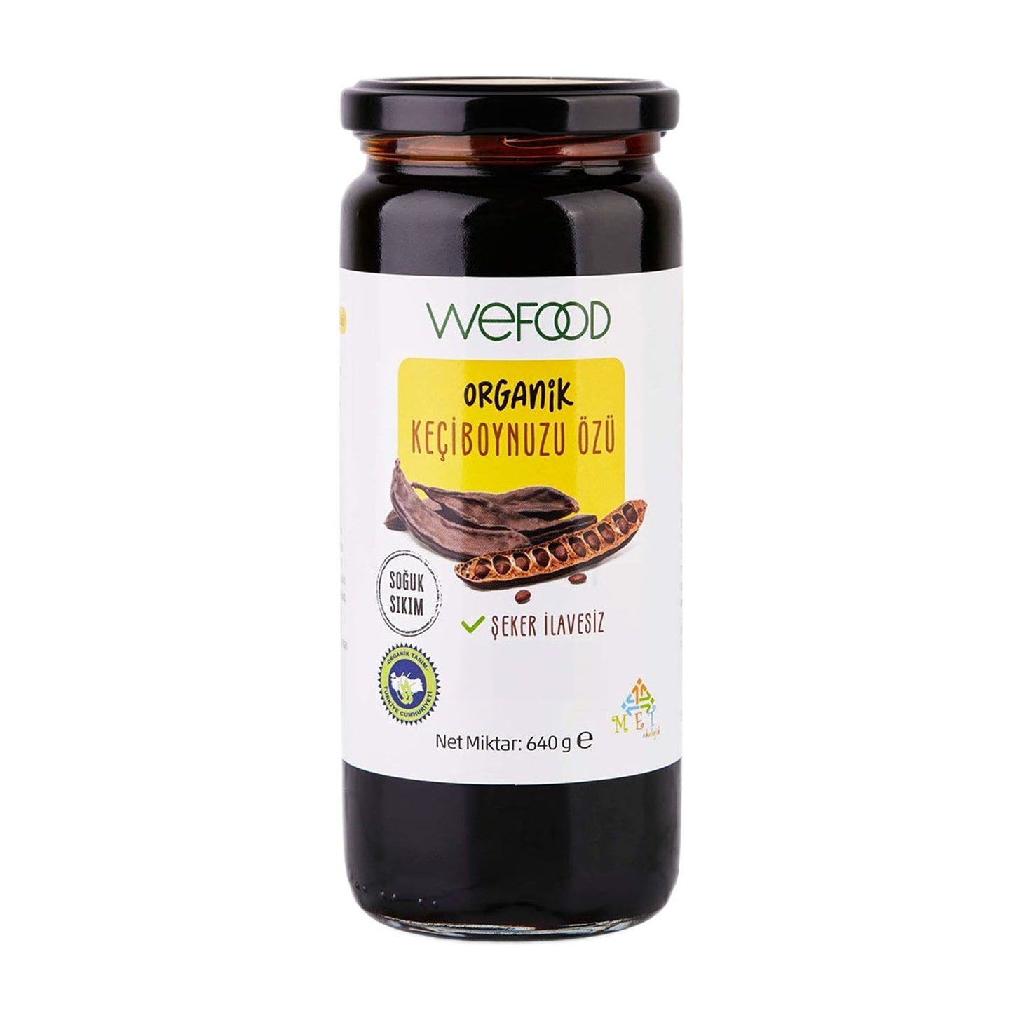 Wefood Organik Keçiboynuzu Özü 640 gr (Soğuk Sıkım)