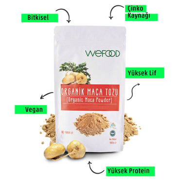 Wefood Organik Maca Tozu 100 gr (Maka Tozu)