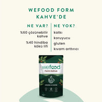 Wefood Form Kahve 150 gr 2'li