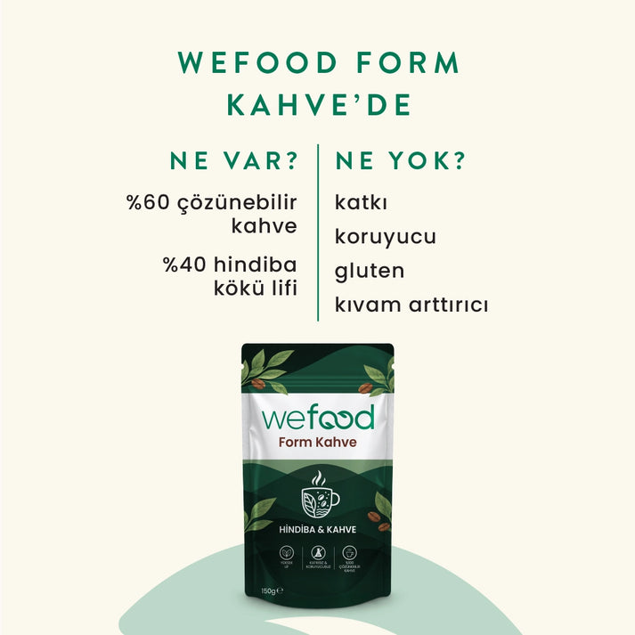 Wefood Form Kahve 150 gr 2'li