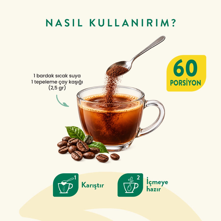 Wefood Form Kahve 150 gr 2'li