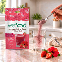 Wefood Hibiskus & Çilekli Karnıyarık Otu Tozu 90 g