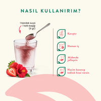 Wefood Hibiskus & Çilekli Karnıyarık Otu Tozu 90 g