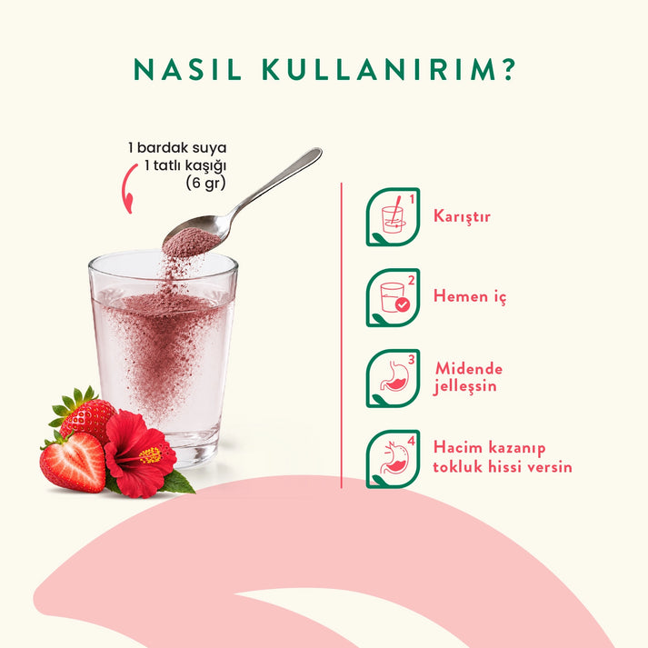 Wefood Hibiskus & Çilekli Karnıyarık Otu Tozu 90 g