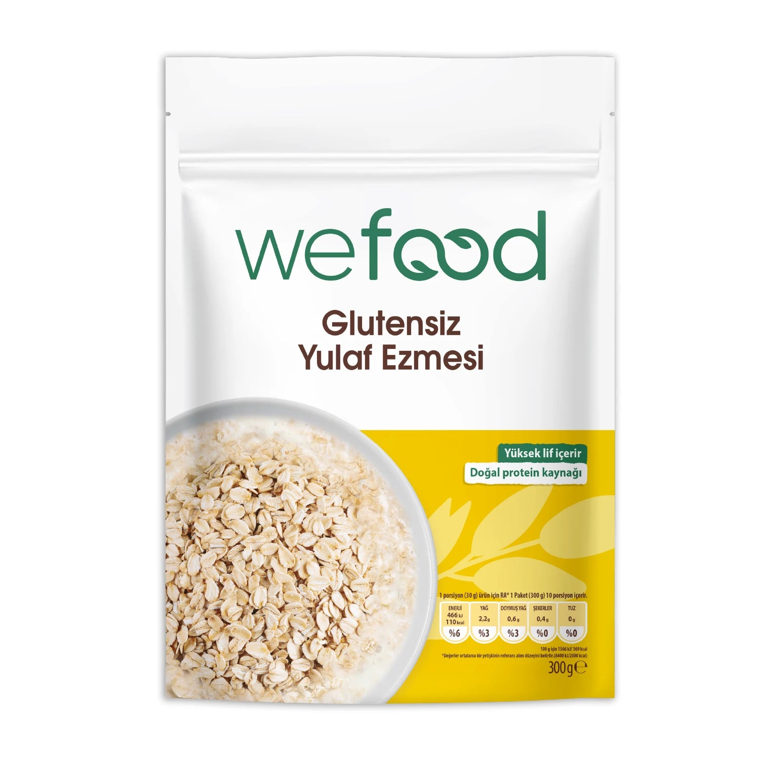 Wefood Glutensiz Yulaf Ezmesi 300 gr